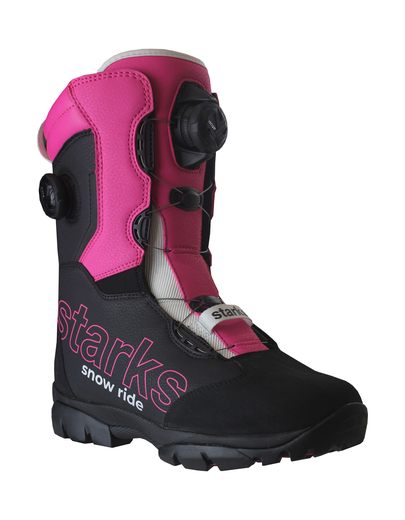 STARKS Снегоходная обувь AURUM Dual ATOP жен Черный/розовый (38) pitbikemarket.ru
