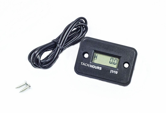 Счетчик моточасов (c тахометром для 2T двиг.) SM-PARTS  SMP-012 черный pitbikemarket.ru
