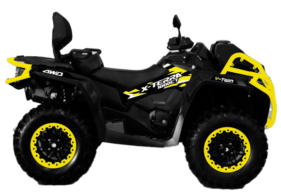Квадроцикл BRC X-TERRA CT ATV 1000 Черный/желтый (ПСМ) pitbikemarket.ru