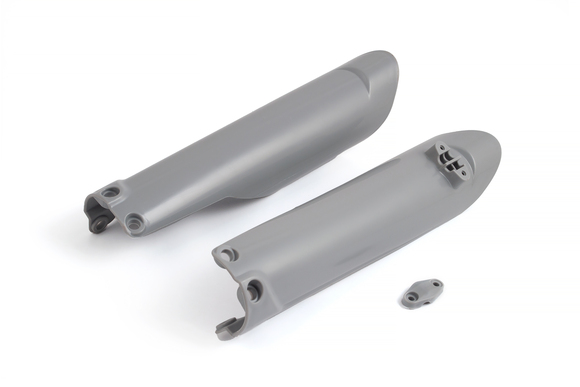 Защита перьев для эндуро мотоцикла под 48 вилку HTW/WP/MNT, серые (Рама К8) pitbikemarket.ru