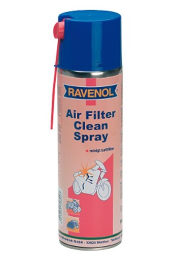 Очиститель для поролон. фильтров RAVENOL Air Filter Clean-Spray (0.5л) pitbikemarket.ru