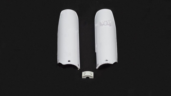 Защита перьев #1 125 белая pitbikemarket.ru